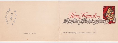 52497 werbekarte borna - 52497,