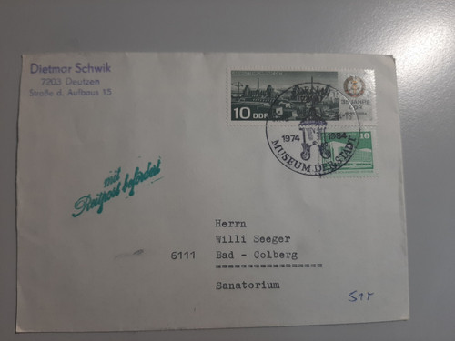Ddr sonderpostbeförderung - ddr,