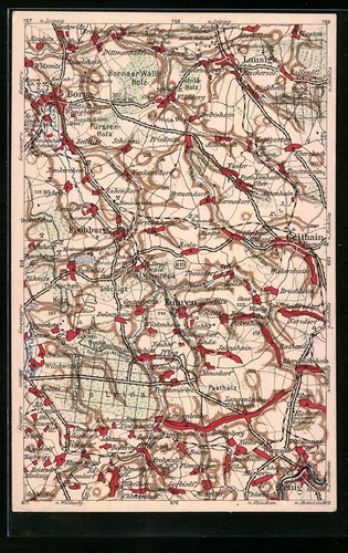 Künstler kohren landkarte - kohren,,