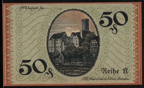 Notgeld borna 1919 50 - borna,,