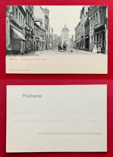 Borna 1900 blick in - borna,