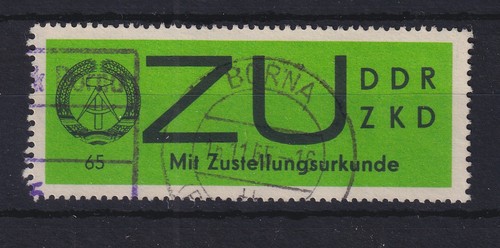 Ddr dienstmarke auf - ddr, zu