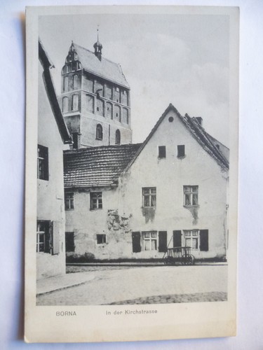 Borna der kirchstraße - ak, in