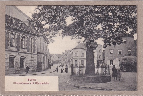 Ansichtskarte borna - ansichtskarte,