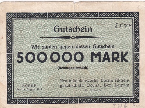 Borna braunkohlenwerke 500 - braunkohlenwerke,