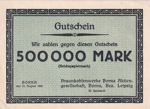Borna braunkohlenwerke 500 - borna,