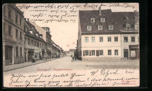 Borna ansichtskarte - borna,,