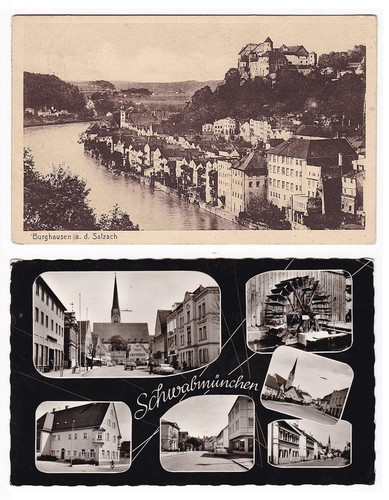 Burghausen 1928 lennard - ak,