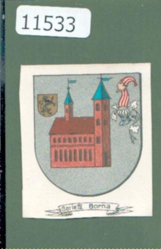 D11533 borna das - d11533, stadtwappen
