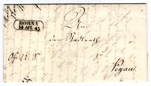 Sachsen 1843 borna - sachsen,