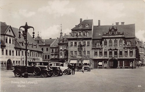 Borna foto ansichtskarte - borna,