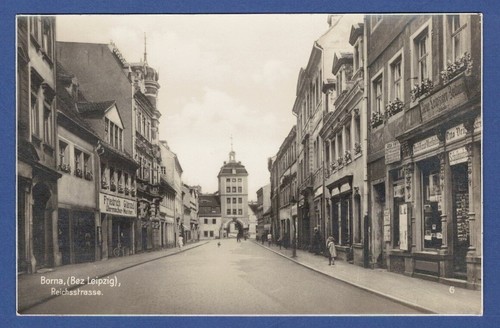 Borna 1929 reichsstrasse - borna,