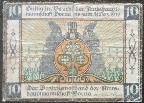 Pfennig borna 1919 - pfennig,