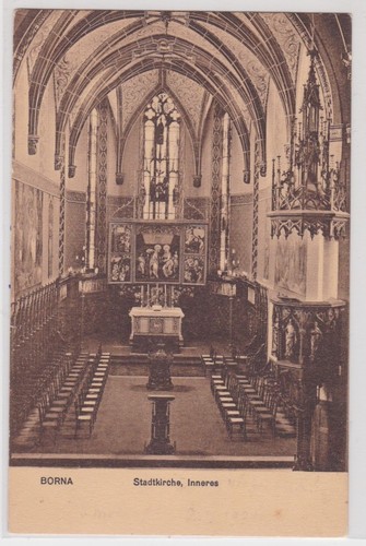 84450 borna stadtkirche - borna.,