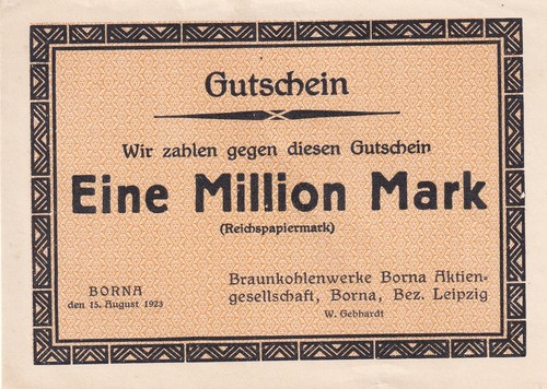 Borna braunkohlenwerke 1 - -,