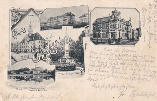 Gruss aus borna - borna, 1899