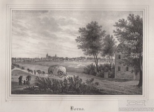 Borna original lithographie - borna., original-lithographie