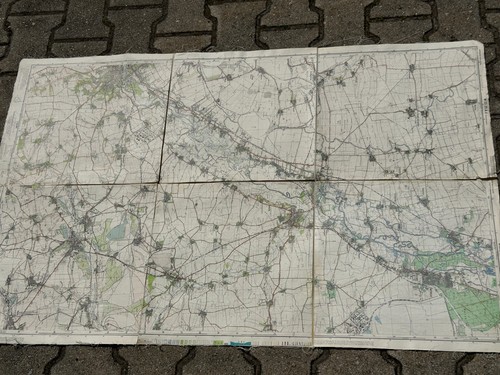 Alte landkarte ddr - landkarte,, ddr,